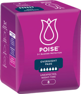 Poise-Overnight-Pads-8-Pack on sale