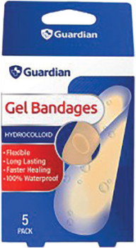 Guardian+Hydrocolloid+Gel+Bandages+28mm+x+69mm+5+Pack