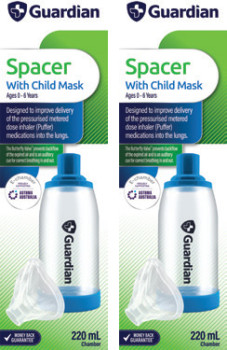 Guardian+Asthma+Spacer+With+Child+Mask