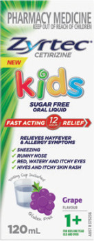 Zyrtec+Kids+Liquid+Grape+120mL