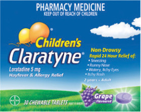 Claratyne-Childrens-Grape-30-Chewable-Tablets on sale
