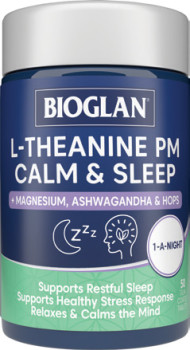 Bioglan+L-Theanine+PM+Calm+%26amp%3B+Sleep+50+Tablets