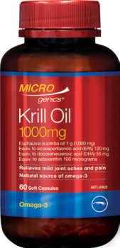 Microgenics+Krill+Oil+1000mg+60+Capsules