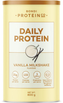 Bondi+Protein+Co.+Daily+Protein+Vanilla+Milkshake+Flavour+800g