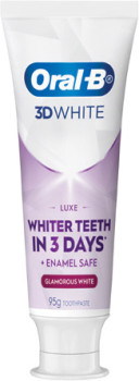 Oral-B+Toothpaste+3D+White+Luxe+Glamorous+White+95g