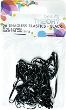 Beauty+Theory+Snagless+Hair+Elastics+36+Pack+-+Black