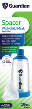 Guardian-Asthma-Spacer-With-Child-Mask on sale
