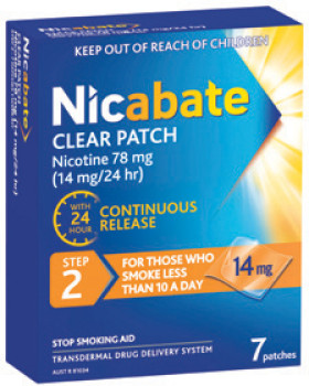Nicabate-Clear-Patch-21mg-7-Patches on sale