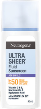 Neutrogena-Ultra-Sheer-Face-Fluid-Facial-Sunscreen-SPF50-40mL on sale