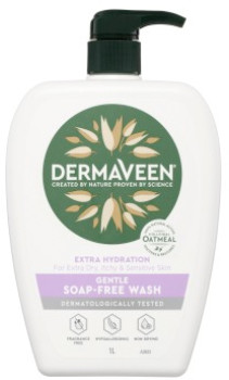 DermaVeen-Extra-Hydration-Gentle-Soap-Free-Wash-1-Litre on sale