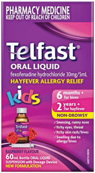 Telfast-Oral-Liquid-Kids-Raspberry-Flavour-60mL on sale