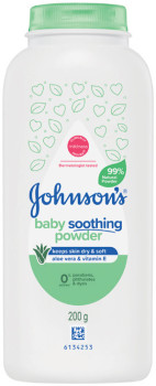Johnson%26%23039%3Bs+Baby+Soothing+Powder+Aloe+Vera+%26amp%3B+Vitamin+E+200g