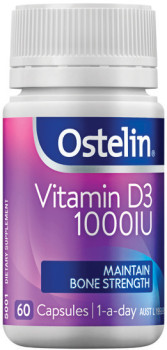 Ostelin+Vitamin+D3+1000IU+60+Capsules