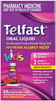 Telfast-Oral-Liquid-Kids-Raspberry-Flavour-60mL on sale