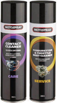 Motospray-Contact-Cleaner-350G-Carburettor-Throttle-Body-Cleaner-400G on sale