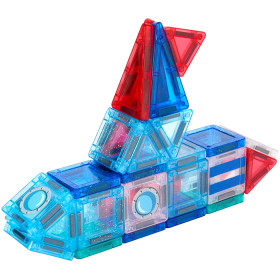 34-Piece-Magnetic-Mini-Tiles-Rocket-Set on sale