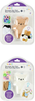 21-Piece-Decorate-Your-Own-Bear-Plush-Bag-Charm-Assorted on sale