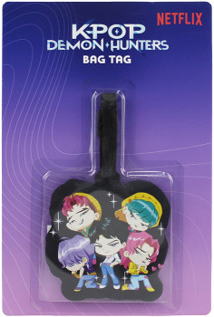 KPop-Demon-Hunters-Bag-Tag-Saja-Boys on sale