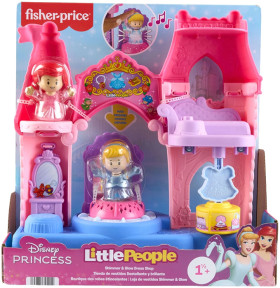 Fisher-Price-Little-People-Disney-Princess-Shimmer-Glow-Dress-Shop-Playset on sale