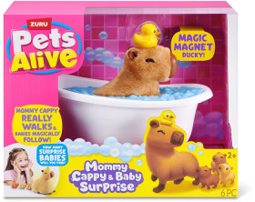 Pets-Alive-Mommy-Capybara-and-Baby-Surprise-by-ZURU-Assorted on sale