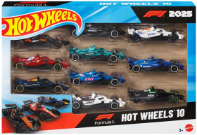 10-Pack-Hot-Wheels-Formula-1-164-Scale-Toy-Cars on sale