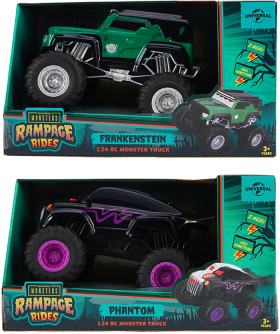 Universal-Monsters-Rampage-Rides-RC-Frankenstein-Monster-Truck-Assorted on sale