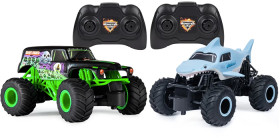 2-Pack-Monster-Jam-RC-124-Grave-Digger-vs-El-Toro-Loco-Racing-Rivals on sale