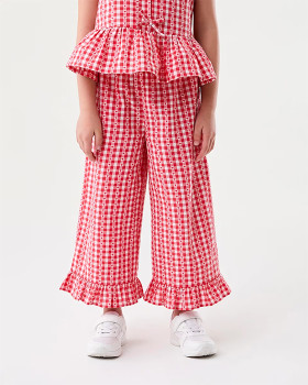 Frill-Hem-Pants on sale
