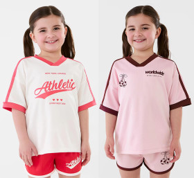 Short-Sleeve-Oversized-Sporty-T-Shirt on sale
