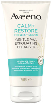 Aveeno-Face-Calm-Restore-Sensitive-Skin-Gentle-PHA-Exfoliating-Cleanser-150mL on sale