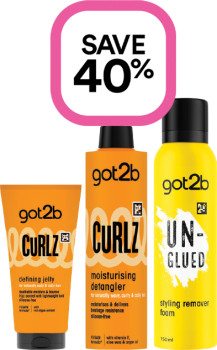 Save-40-on-Got2B-Hair-Styling-Range on sale