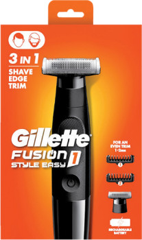 Gillette-Fusion-1-Style-Easy-3-in-1-Face-Trimmer-2-Combs on sale