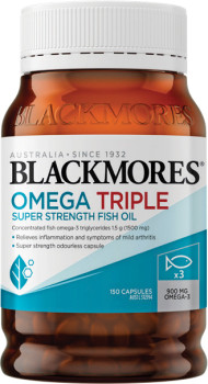 Blackmores-Omega-Triple-Super-Strength-Fish-Oil-150-Capsules on sale