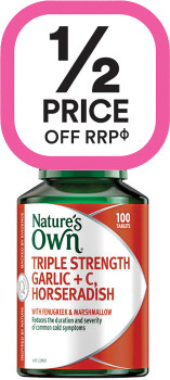 12-Price-off-RRP-on-Selected-Natures-Own-Products on sale
