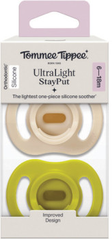 Tommee-Tippee-UltraLight-StayPut-Soother-6-18-Months-2-Pack on sale