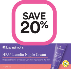 Save-20-on-Selected-Lansinoh-Products on sale