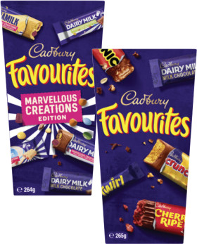 Cadbury-Favourites-264g-265g on sale