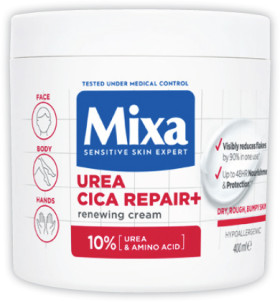 NEW+Mixa+Urea+Cica+Repair%2B+Renewing+Cream+400mL