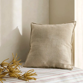 Sorano-Linen-Blend-Cushion-Natural on sale