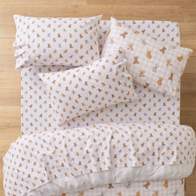 Cuddly-Bear-Cotton-Sheet-Set on sale