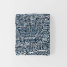 Moss-Ombre-Throw-Bluestone on sale