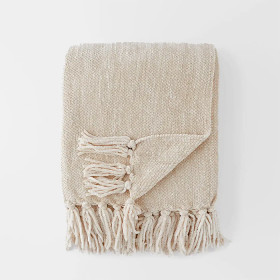 Margot-Chenille-Throw-Natural on sale
