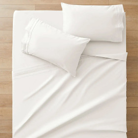 Luxe-1200-TC-Egyptian-Cotton-Sheet-Set-Vanilla on sale