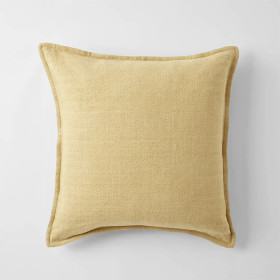 Sorano-Linen-Blend-Cushion-Mustard on sale