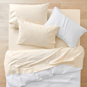 Irene-Cotton-Sheet-Set-Yellow on sale
