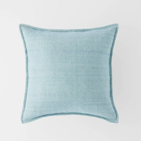 Sorano-Linen-Blend-Cushion-Smoke-Blue on sale