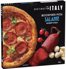 NEW-Destination-Italy-Woodfired-Salame-Pizza-380g on sale