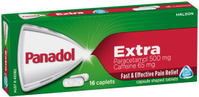 Panadol-Extra-Paracetamol-Caffeine-Caplets-16-Pack on sale