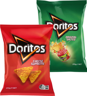 Doritos-Corn-Chips-150170g-Selected-Varieties on sale