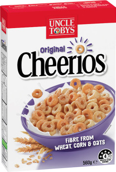 Uncle-Tobys-Cheerios-Cereal-520560g-Selected-Varieties on sale